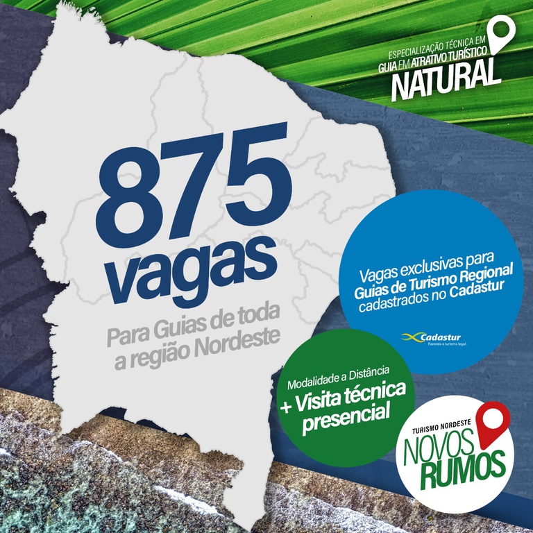 OPORTUNIDADE! IFPB oferta 875 vagas para guias de turismo do Nordeste